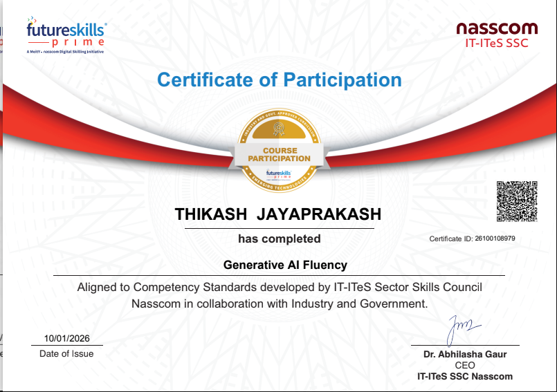 GenerativeAI Fluency Certification
